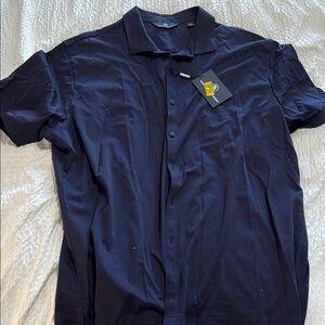 Hart Schaffner Marx Dark Blue button down